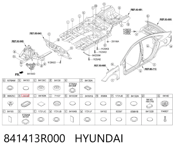  841413R000 Hyundai/Kia