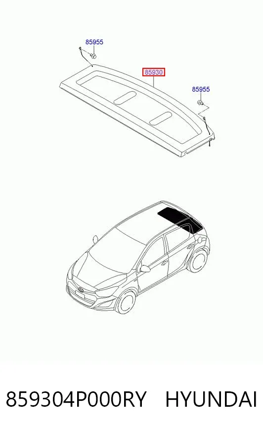  859304P000RY Hyundai/Kia