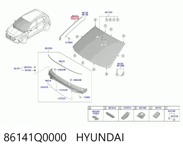  86141Q0000 Hyundai/Kia