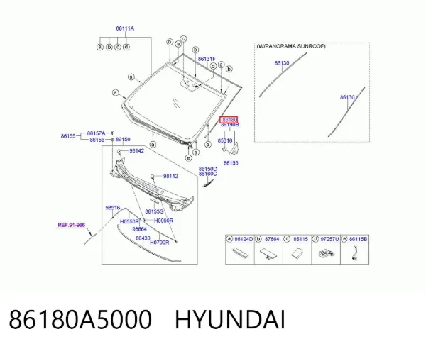  86180A5000 Hyundai/Kia