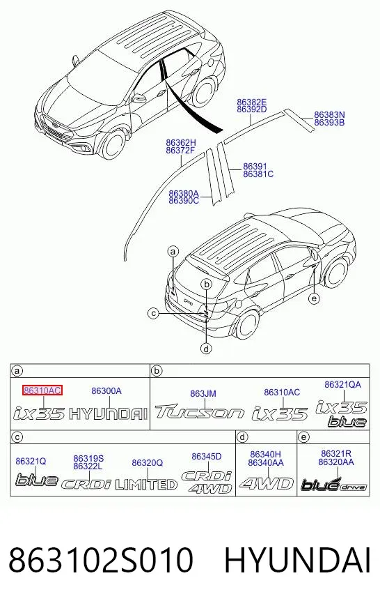  863102S010 Hyundai/Kia