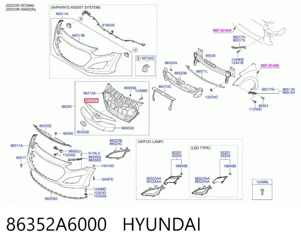  86352A6000 Hyundai/Kia