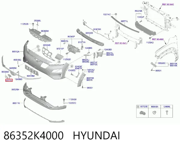  86352K4000 Hyundai/Kia