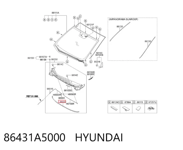  86431A5000 Hyundai/Kia