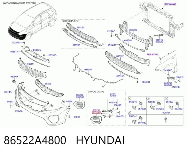  86522A4800 Hyundai/Kia