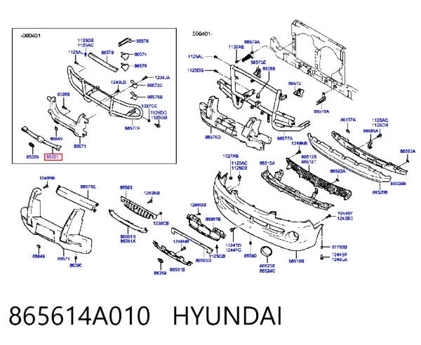 Grelha do radiador Hyundai H-1 STAREX Starex
