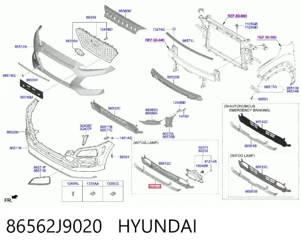  86562J9020 Hyundai/Kia