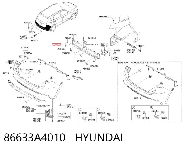  86633A4010 Hyundai/Kia
