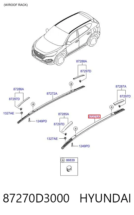  87270D3000 Hyundai/Kia