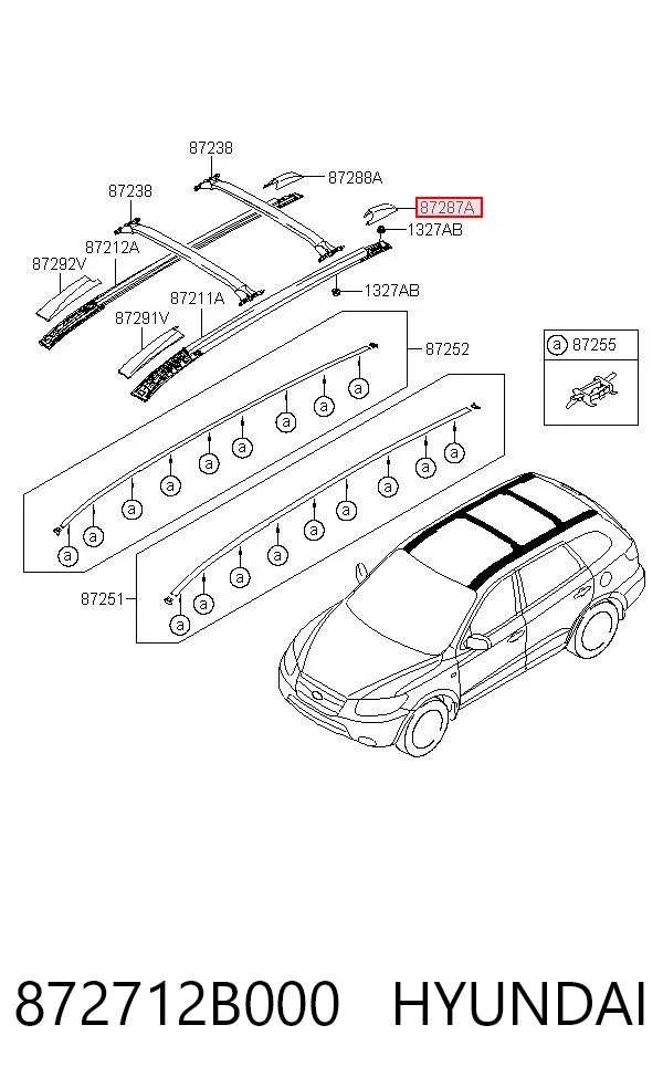  872712B000 Hyundai/Kia