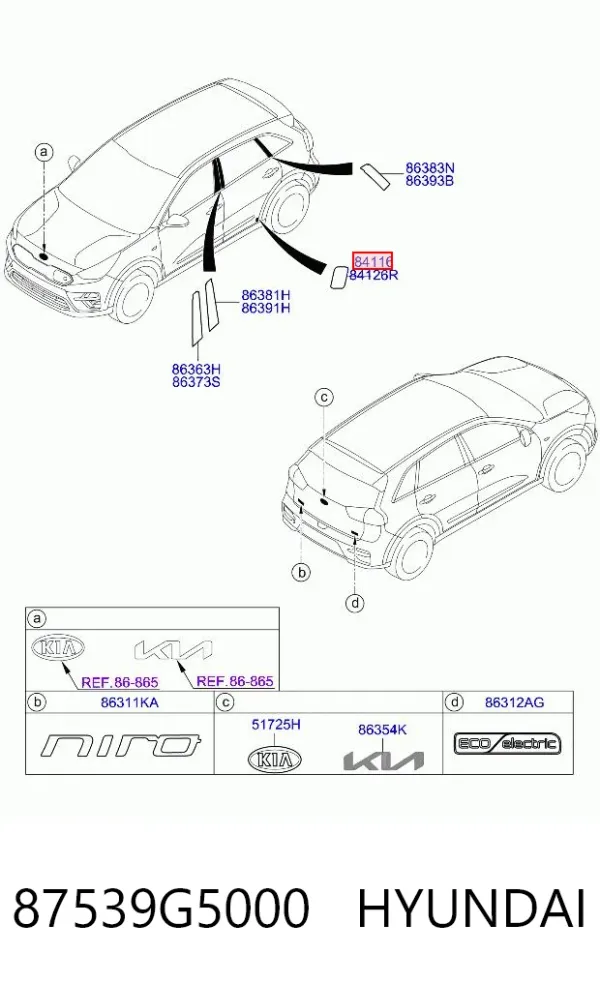  87539G5000 Hyundai/Kia
