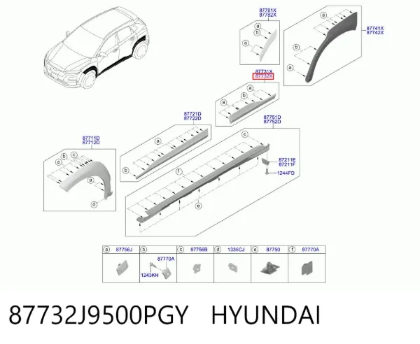  87732J9500PGY Hyundai/Kia