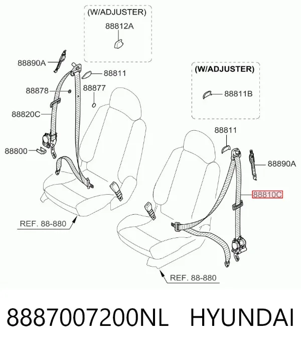  8887007200NL Hyundai/Kia
