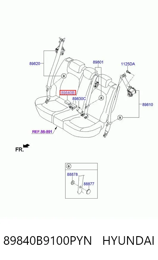  89840B9100PYN Hyundai/Kia