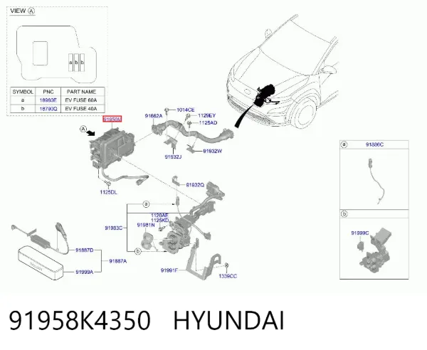 Inversor de corrente 91958K4350 Hyundai/Kia