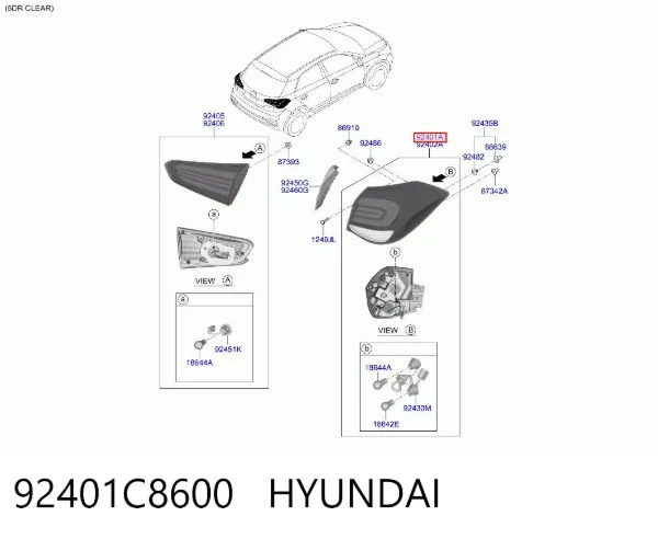  92401C8600 Hyundai/Kia