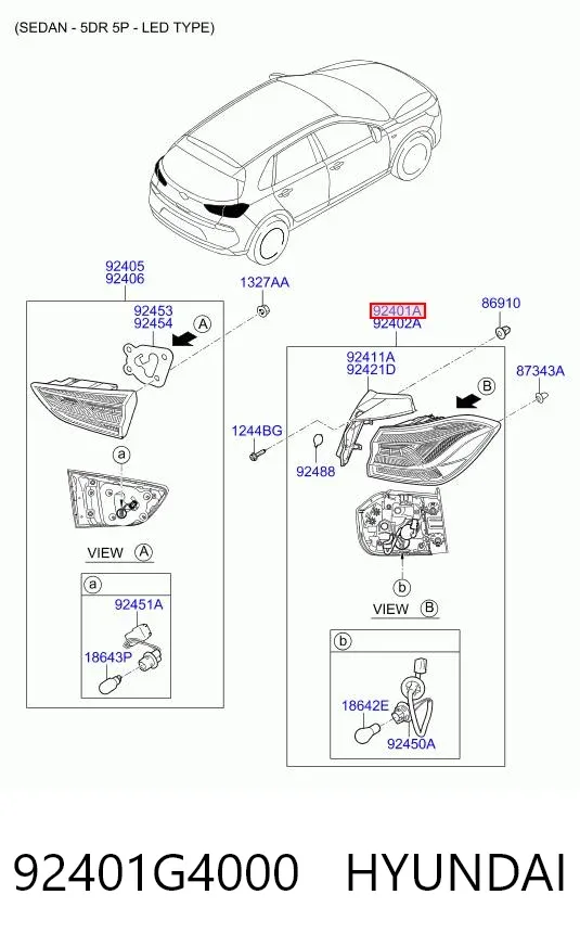  92401G4000 Hyundai/Kia