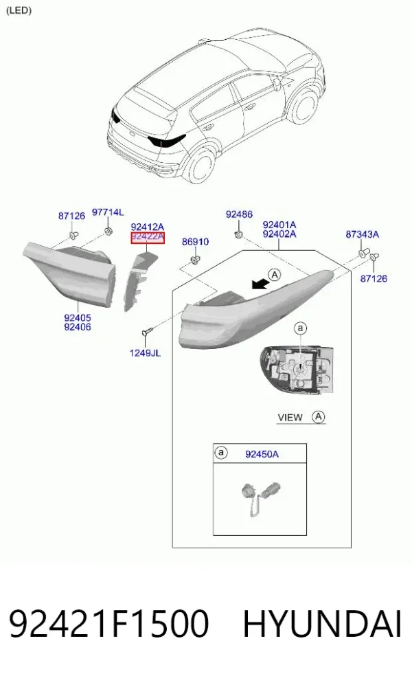  92421F1500 Hyundai/Kia