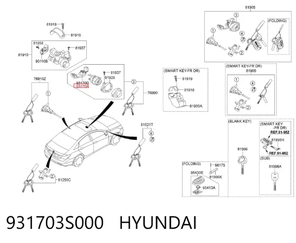  931703S000 Hyundai/Kia