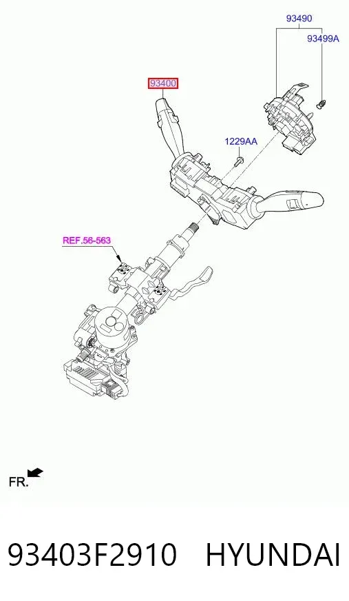  93403F2910 Hyundai/Kia