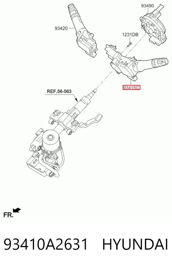  93410A2631 Hyundai/Kia