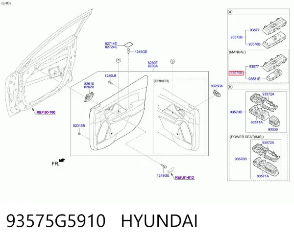 93575G5910 Hyundai/Kia
