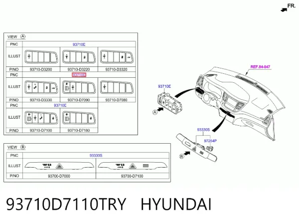  93710D7110TRY Hyundai/Kia