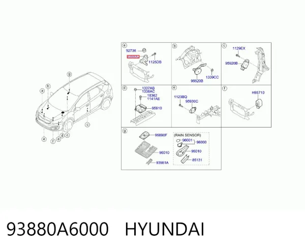  93880A6000 Hyundai/Kia
