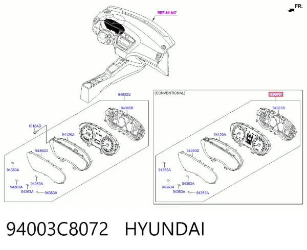 94003C8072 Hyundai/Kia