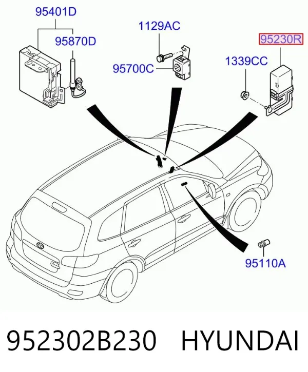  952302B230 Hyundai/Kia