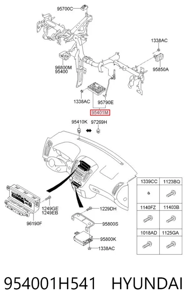  954001H541 Hyundai/Kia