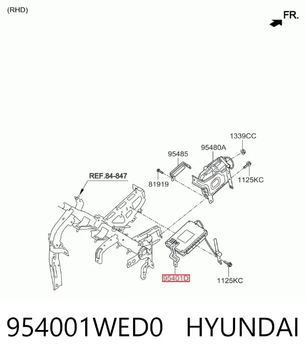  954001WED0 Hyundai/Kia