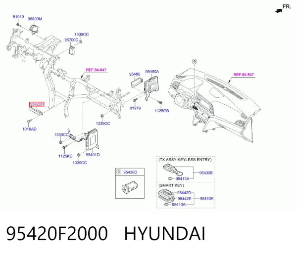 Antena 95420F2000 Hyundai/Kia