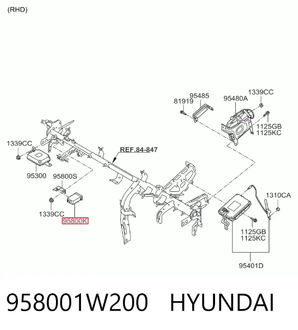  958001W200 Hyundai/Kia