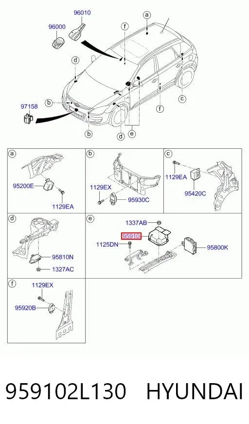  959102L130 Hyundai/Kia