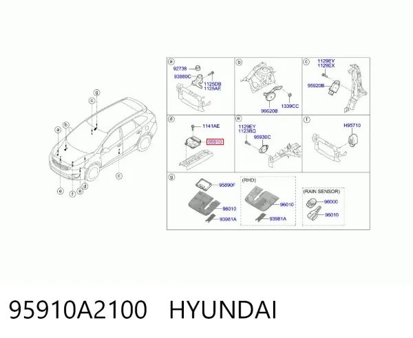  95910A2100 Hyundai/Kia