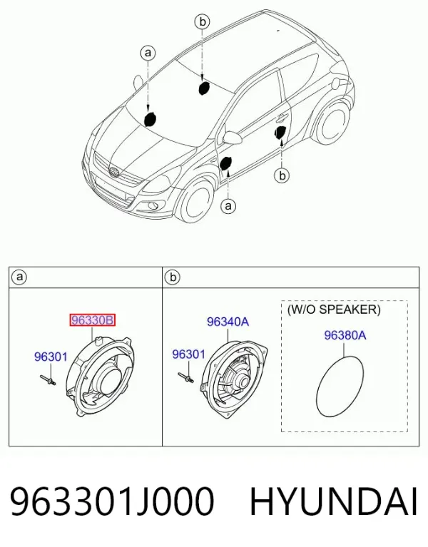  963301J000 Hyundai/Kia