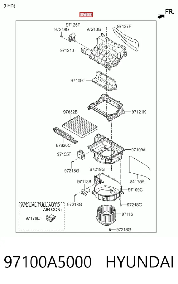  97100A5000 Hyundai/Kia