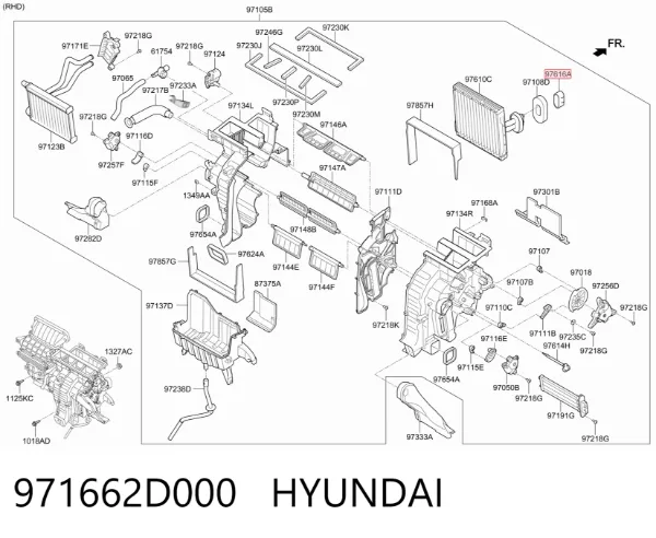  971662D000 Hyundai/Kia