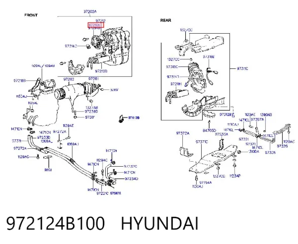 Motor de ventilador de forno (de aquecedor de salão) Hyundai H100 P