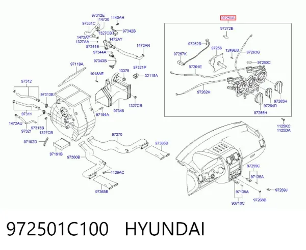  972501C100 Hyundai/Kia