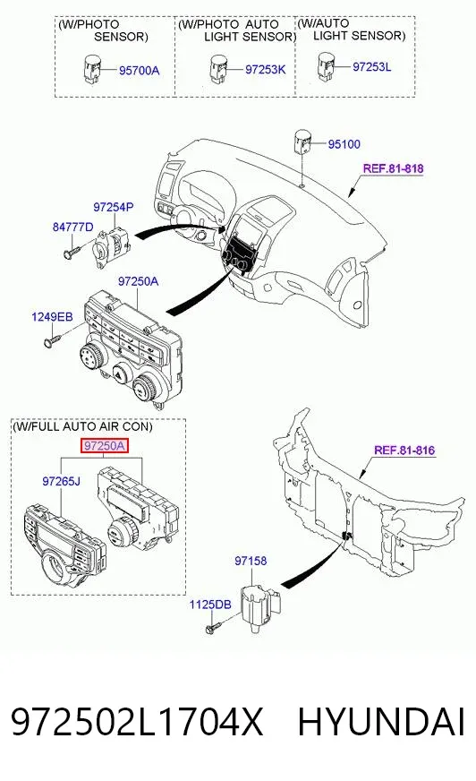  972502L1704X Hyundai/Kia