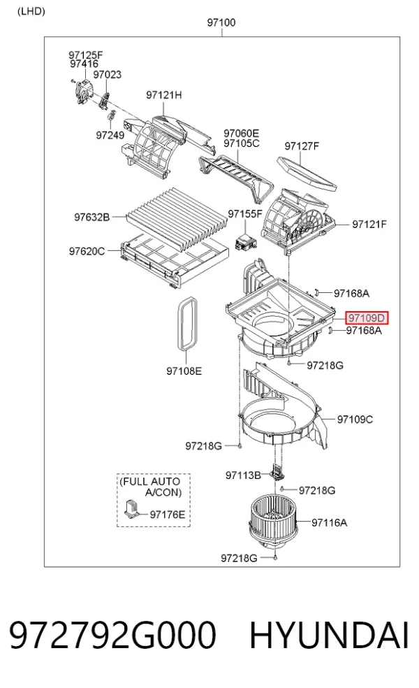  972792G000 Hyundai/Kia