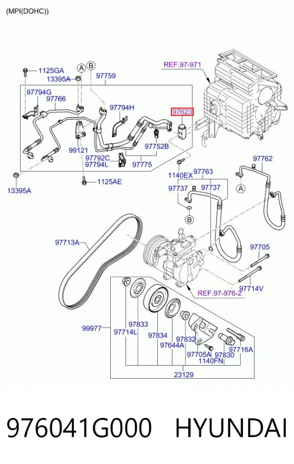  976041G000 Hyundai/Kia