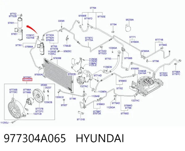  977304A065 Hyundai/Kia