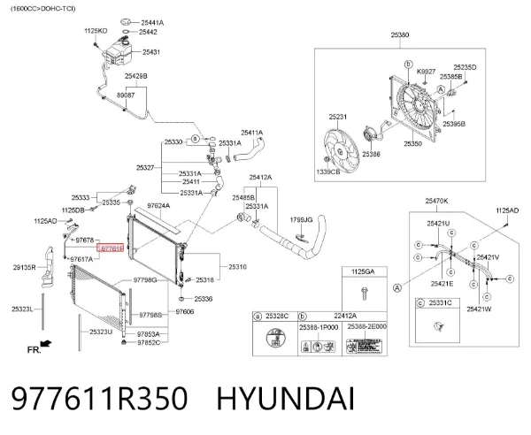  977611R350 Hyundai/Kia