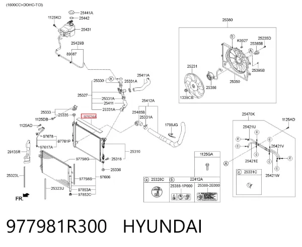  977981R300 Hyundai/Kia