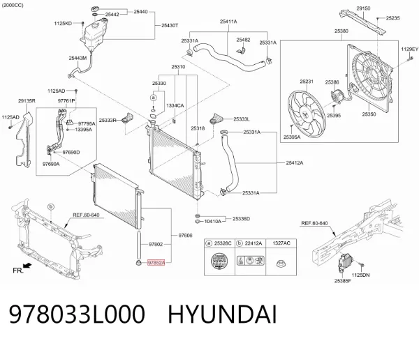  978033L000 Hyundai/Kia