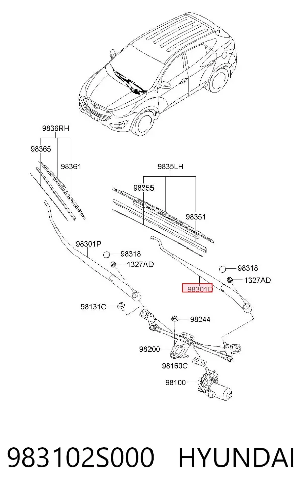  983102S000 Hyundai/Kia