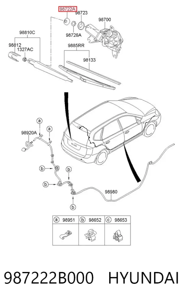  987222B000 Hyundai/Kia